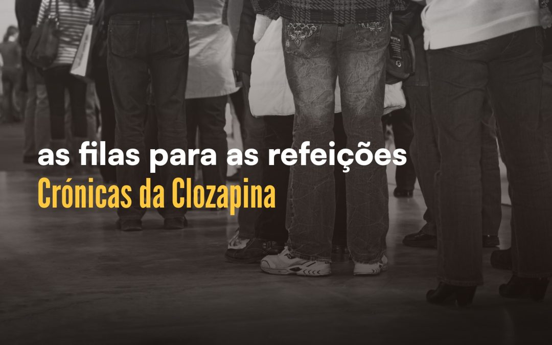 As filas para as refeições