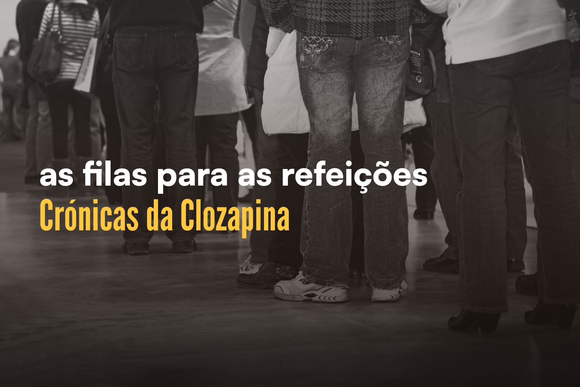 As filas para as refeições